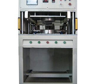 Hot plate welder for balance ring
